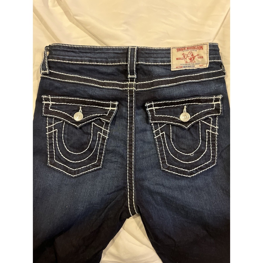 True Religion Dark Blue High Rise Jeans - Picture 13 of 13